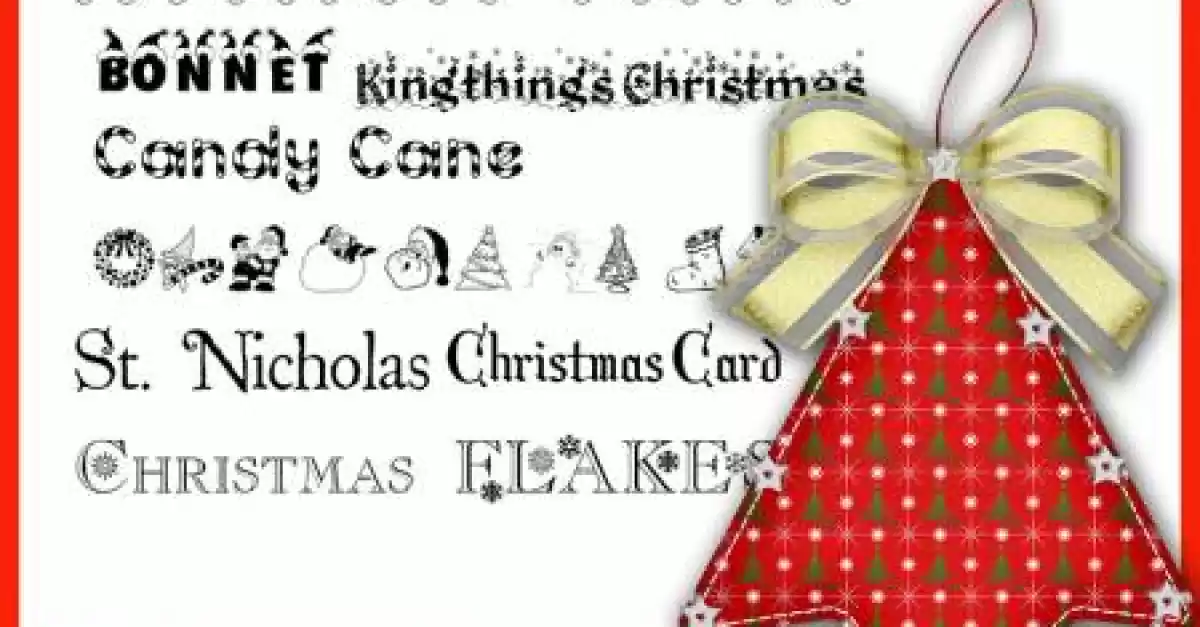 30 Fonts di Natale