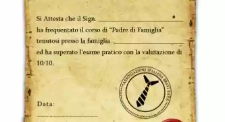 Diploma Festa del Papà - Miglior Papà del mondo