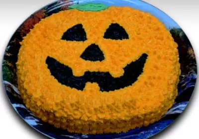 Dolci Halloween: Torta di Halloween Jack O Lantern