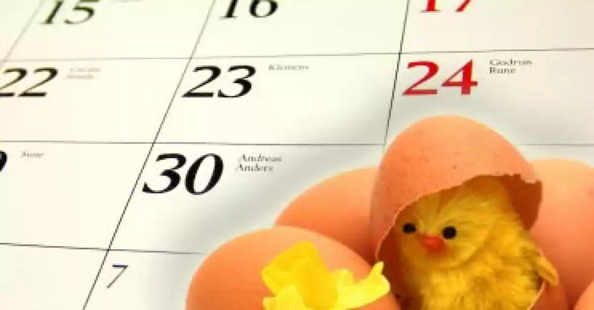 Calendario di Pasqua 2010 - 2020