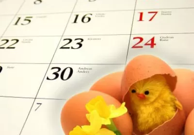 Calendario di Pasqua 2010 - 2020