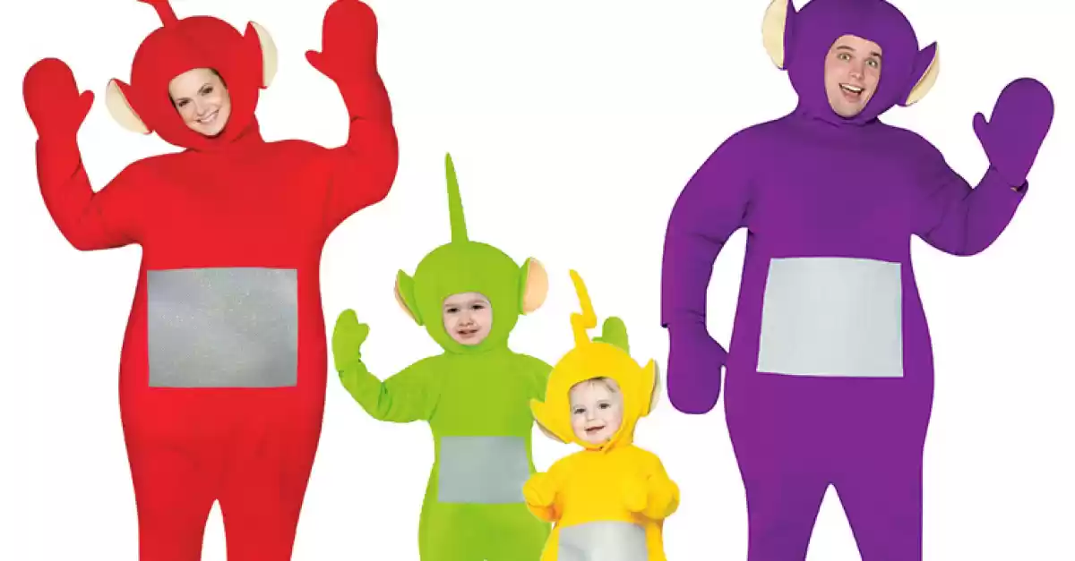 Costume fai da te da Teletubbies - caldo, colorato e per tutte le età