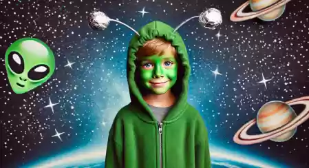 Costumi Fai da te - l'extraterrestre