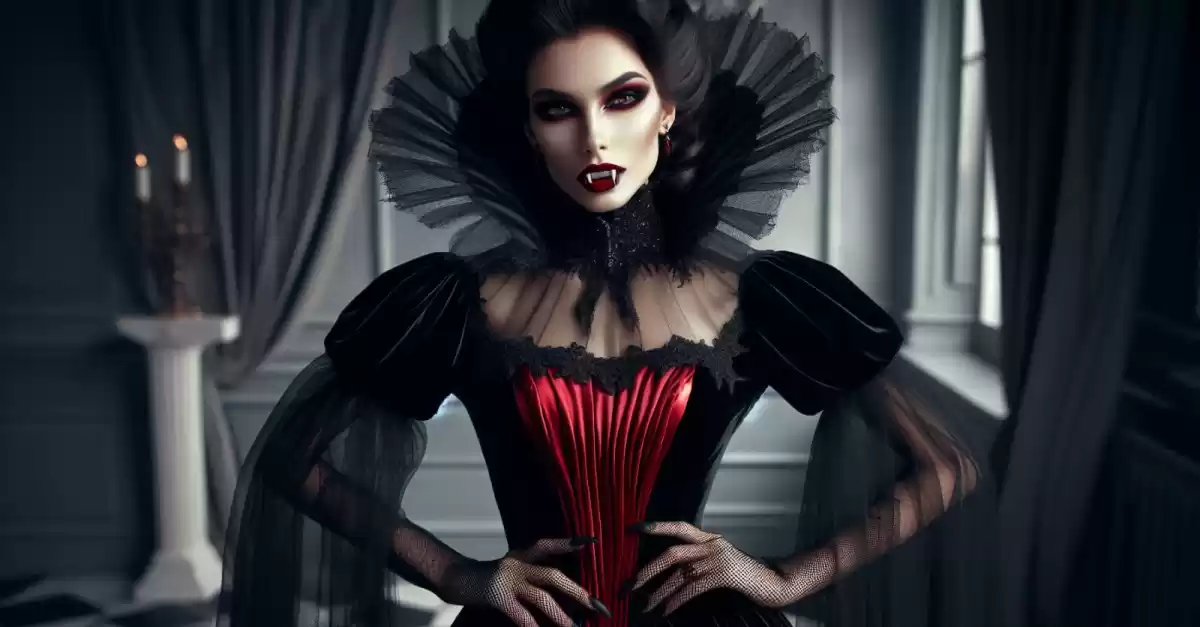 Costume Vampira per Halloween fai da te