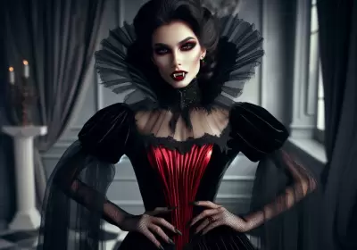 Costume Vampira per Halloween fai da te