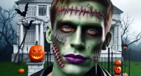 Trucco Halloween - Make up da Frankenstein