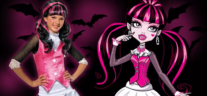 Costume e trucco Draculaura - Costumi Monster High Fai da te