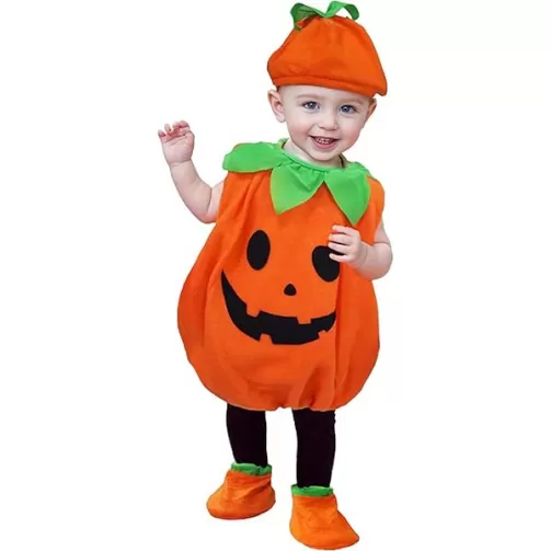 costume zucca di halloween