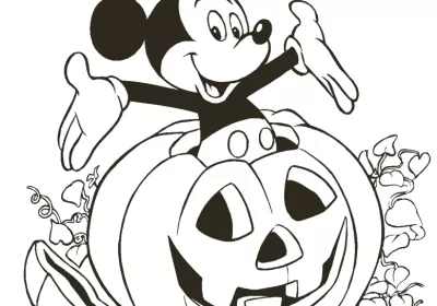 Halloween disegni da colorare Disney