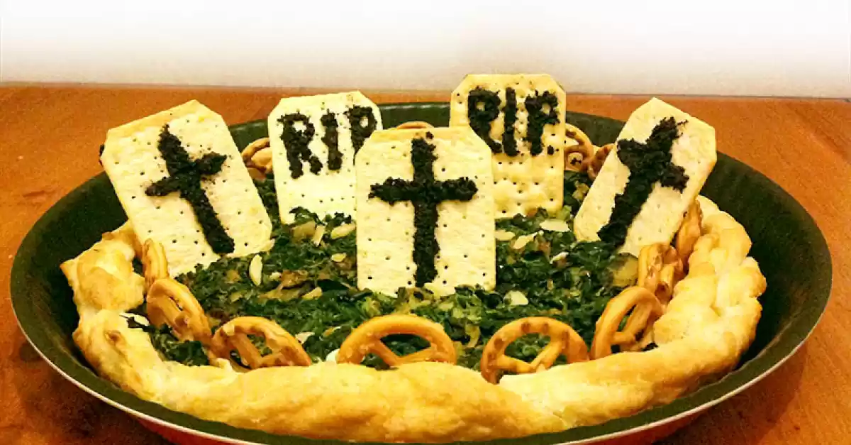 Pizza Cimitero di Verdure - Ricetta Halloween