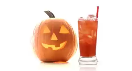 Jack-O-Lantern Cocktail Drink