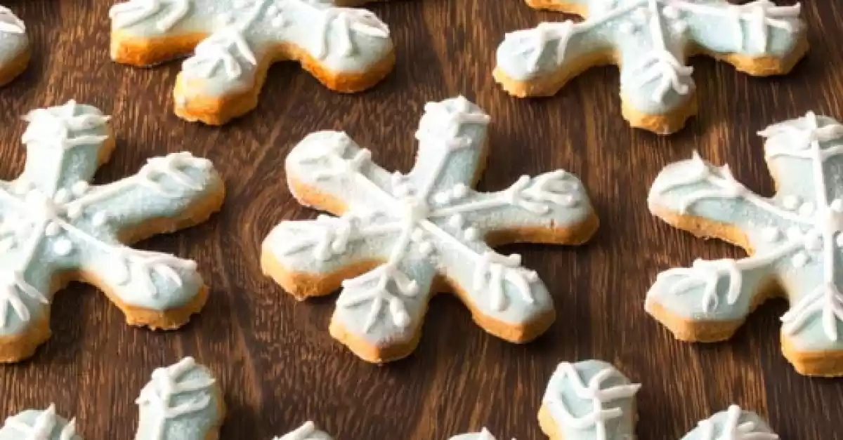 Ricetta di Natale - Biscotti Fiocco di neve