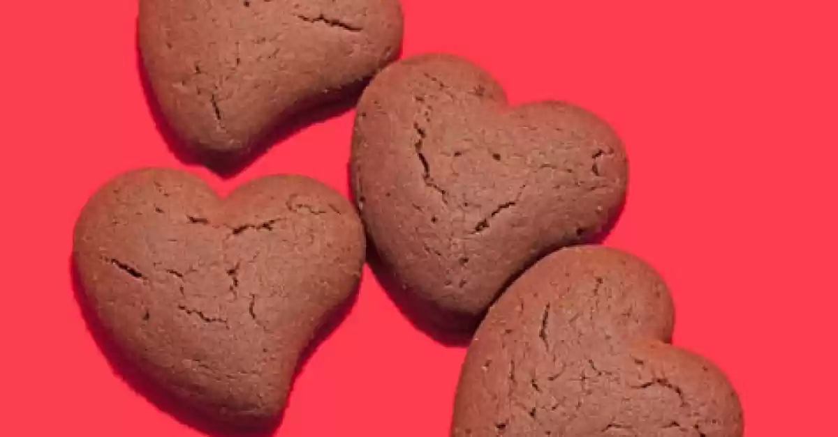 Cuoricini croccanti di cioccolato per San Valentino